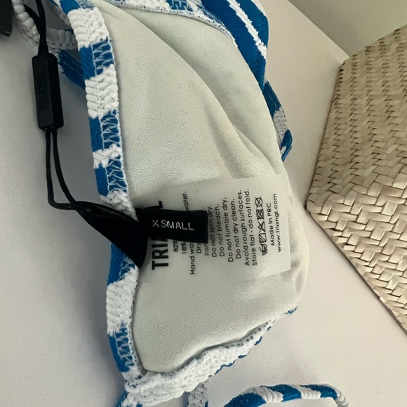 Blue Zebra Triangl bikini set - Picture 4 of 4